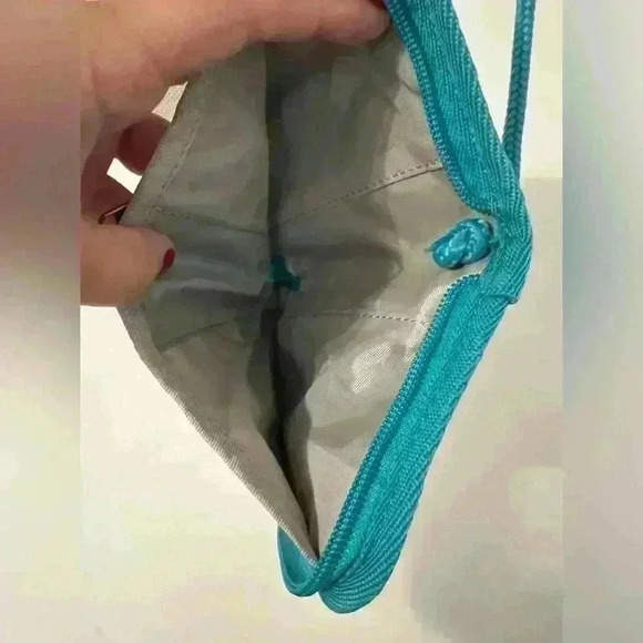 Eddie Bauer small travel crossbody teal color - Picture 6 of 12